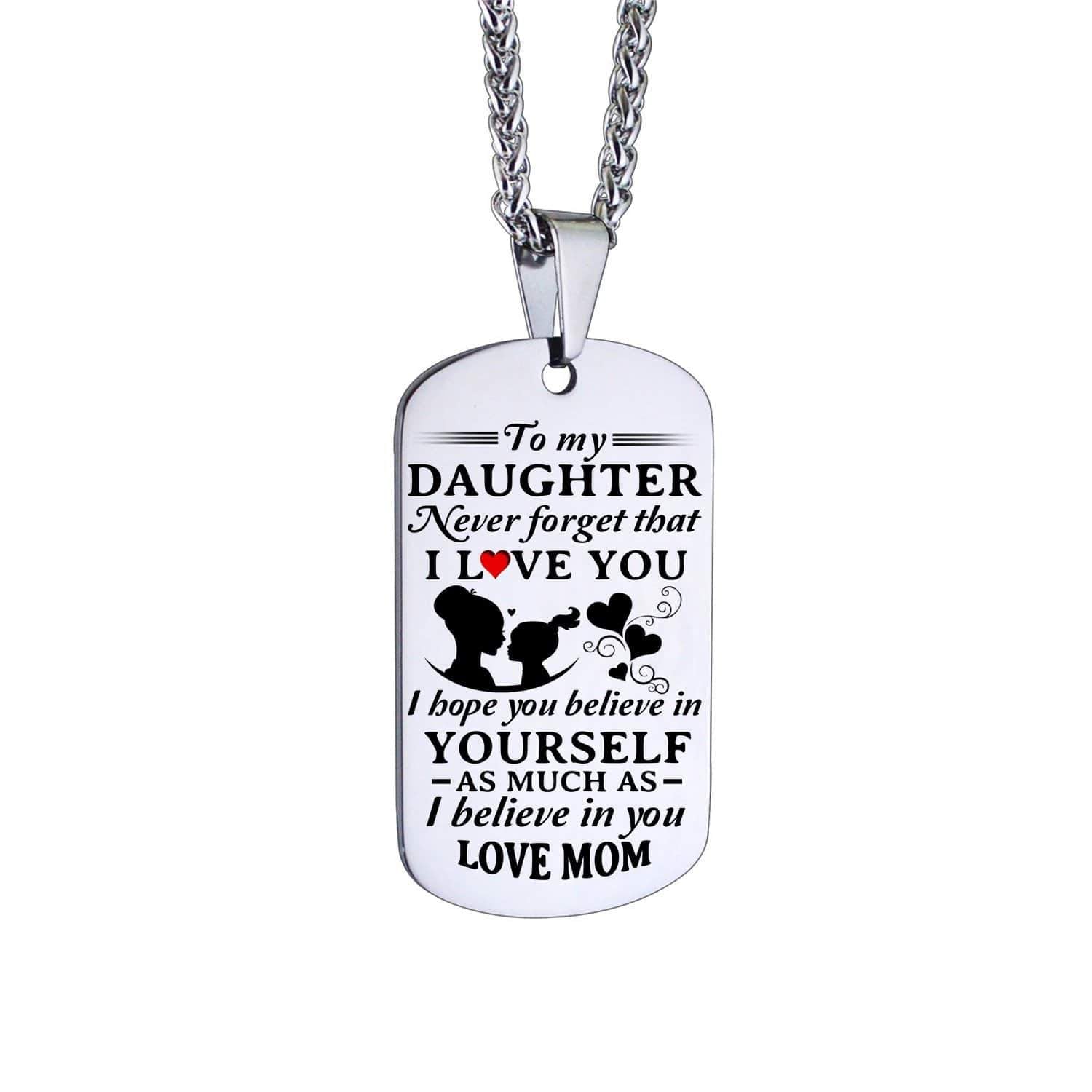 mother daughter dog tags