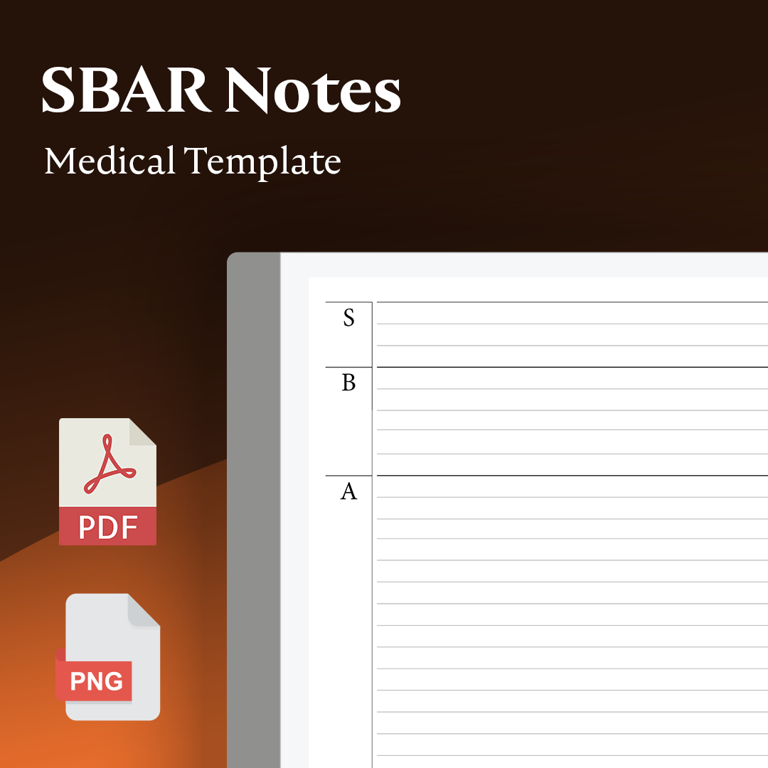 SBAR Notes Medical Template