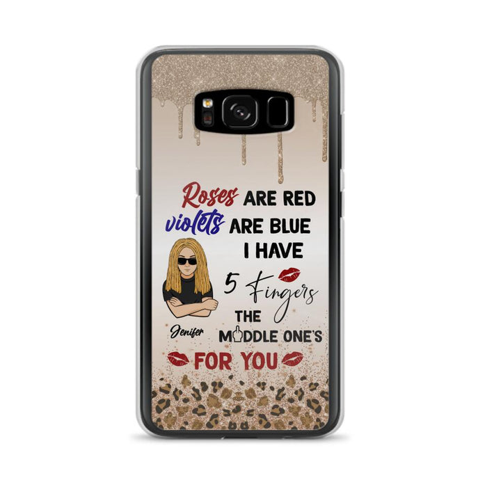 Custom Personalized iPhone and Samsung Case - Gift For Birthday/ Friends - Rose Are Red, Violets Are Blue