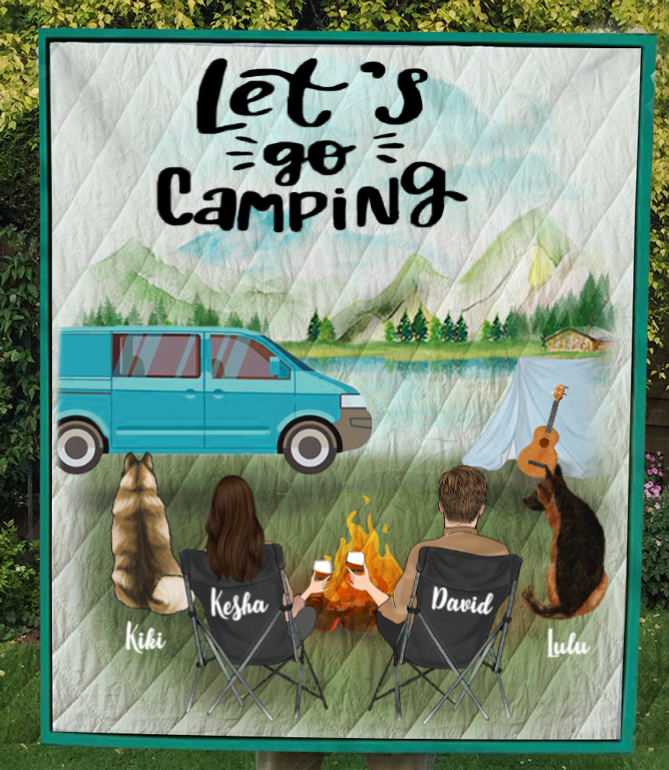 owners camping blanket gift idea 