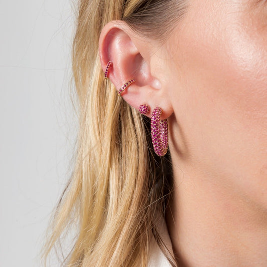 Pink Disco Ball Earrings – Cuteryko