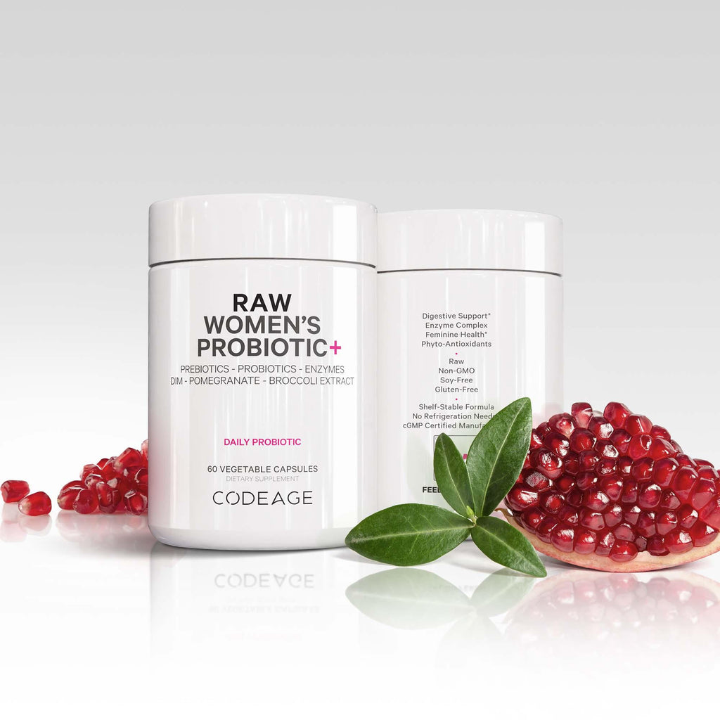 Codeage Raw Women Probiotics Pomegranate