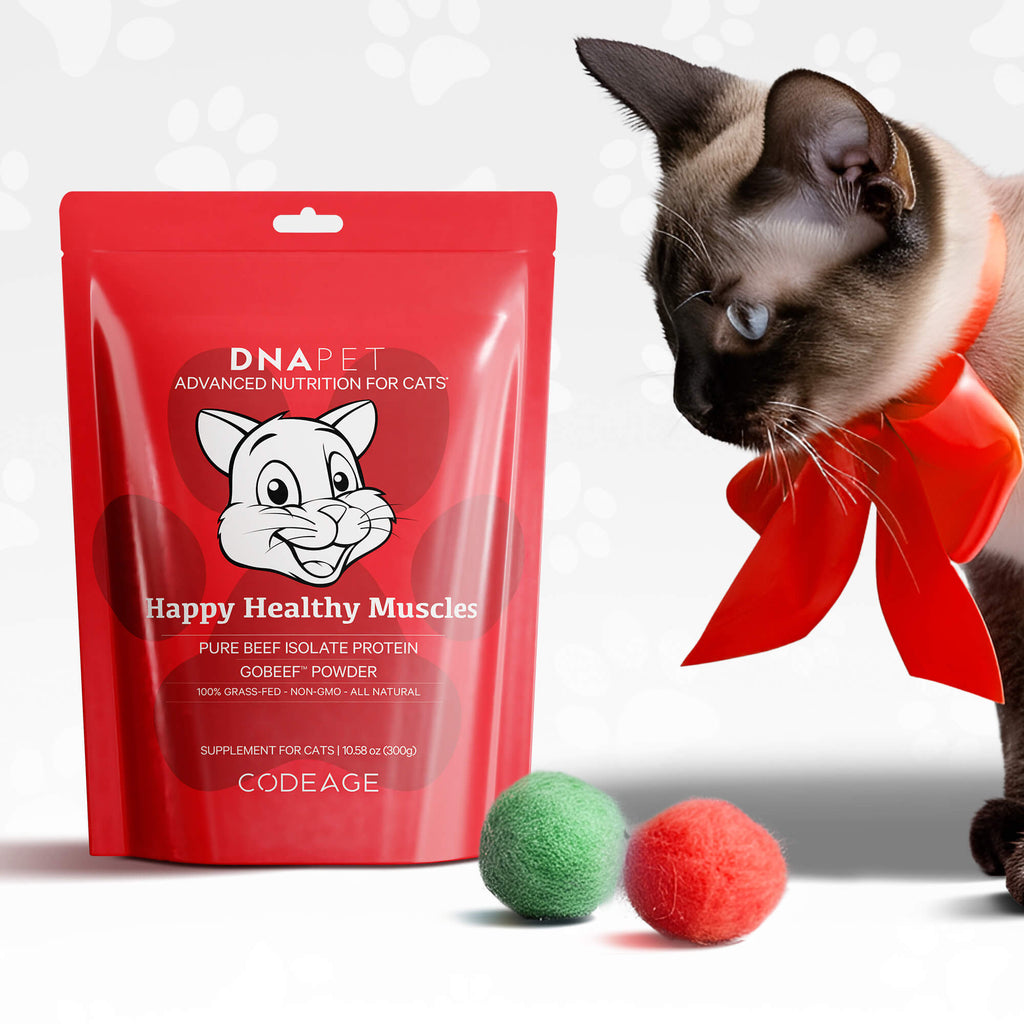 DNA PET Happy Healthy Muscles Polvo para gatos