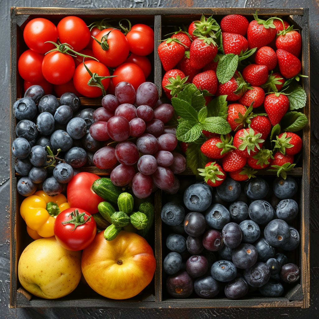 Fruits et légumes du marché d'Erewhon
