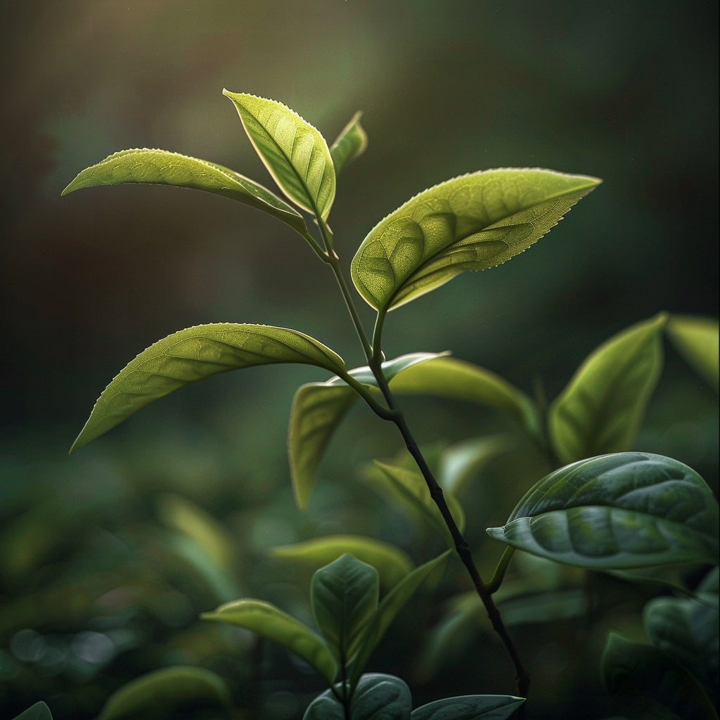 Feuilles de thé vert