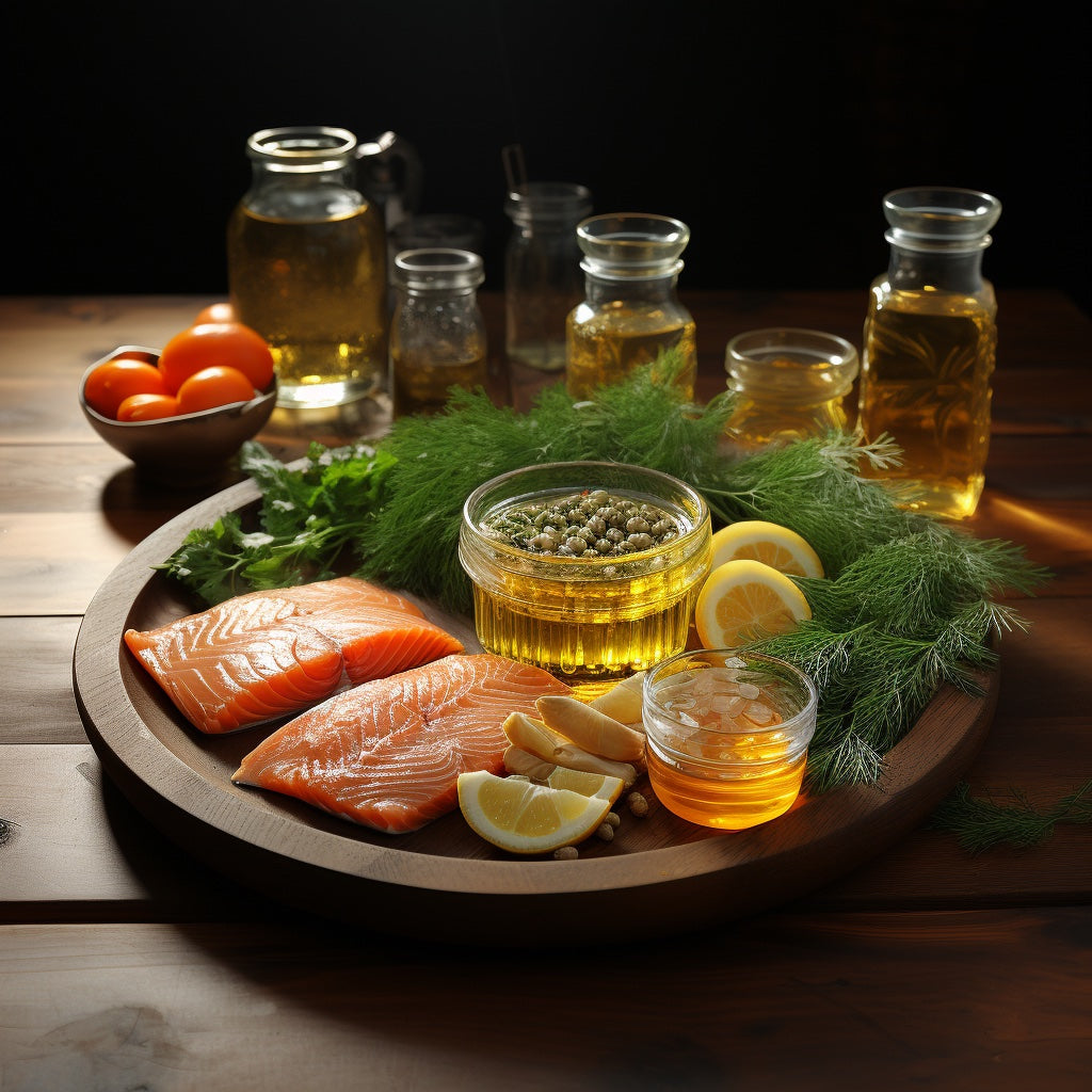 Nutrición del aceite de pescado de salmón