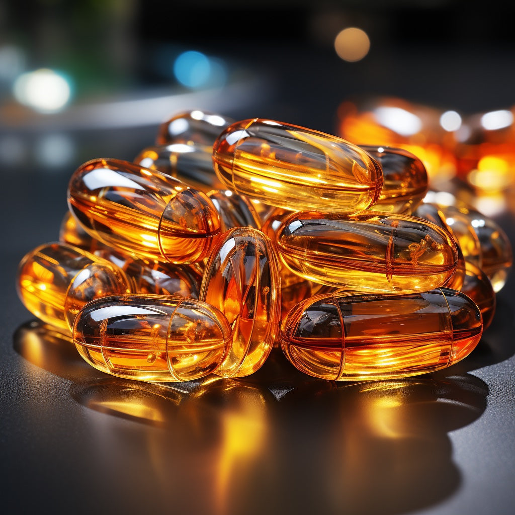 Vitamin E capsules gel