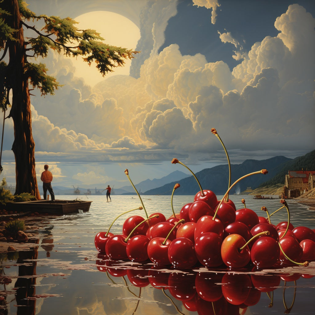 tart cherries supplement ilustration