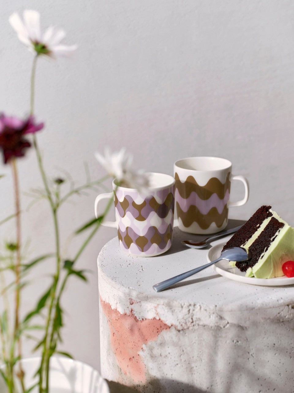 Marimekko LOKKI PERGOLA mug set 