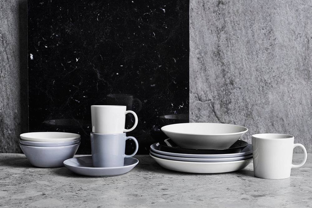 iittala teema collection white & pearl grey