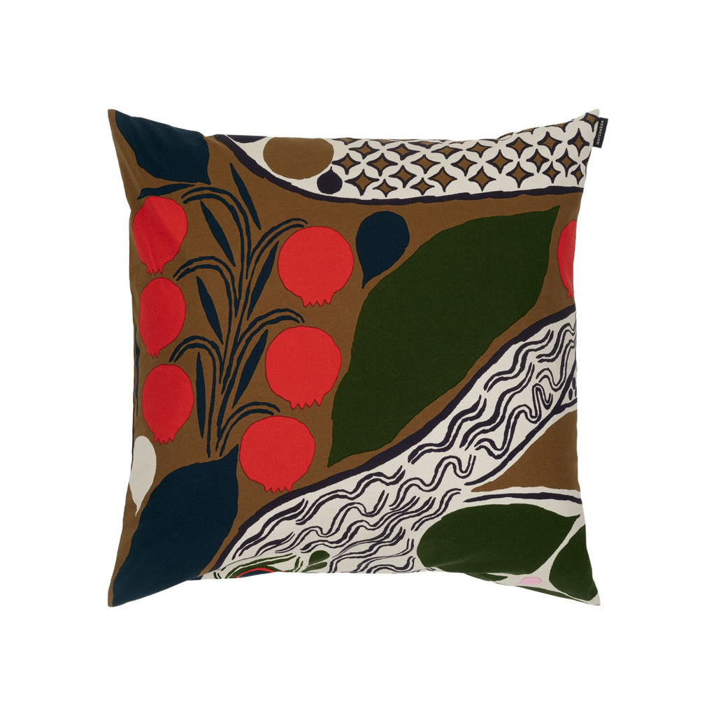 Marimekko RUSAKKO Brown 20 x 20 Cushion Cover | NØRDIK