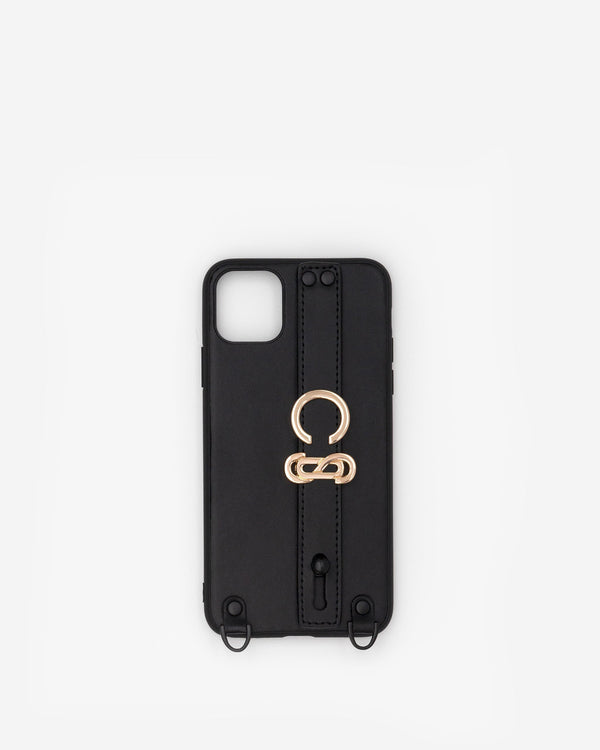 iPhone 15 Pro Max Case in Black/Gold with Personalised Hardware