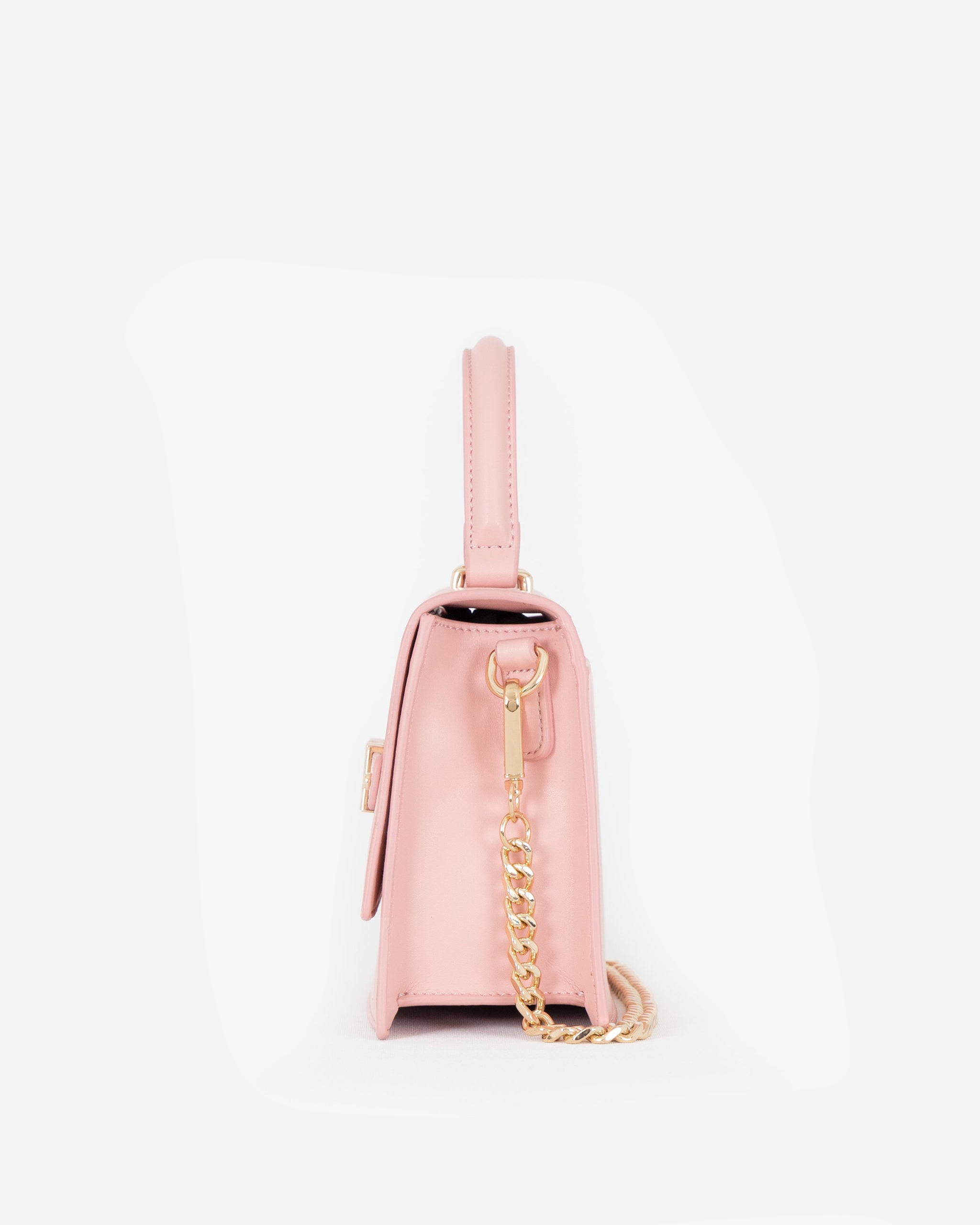 St. Oddity - Evening Bag in Pink with Personalised Hardware