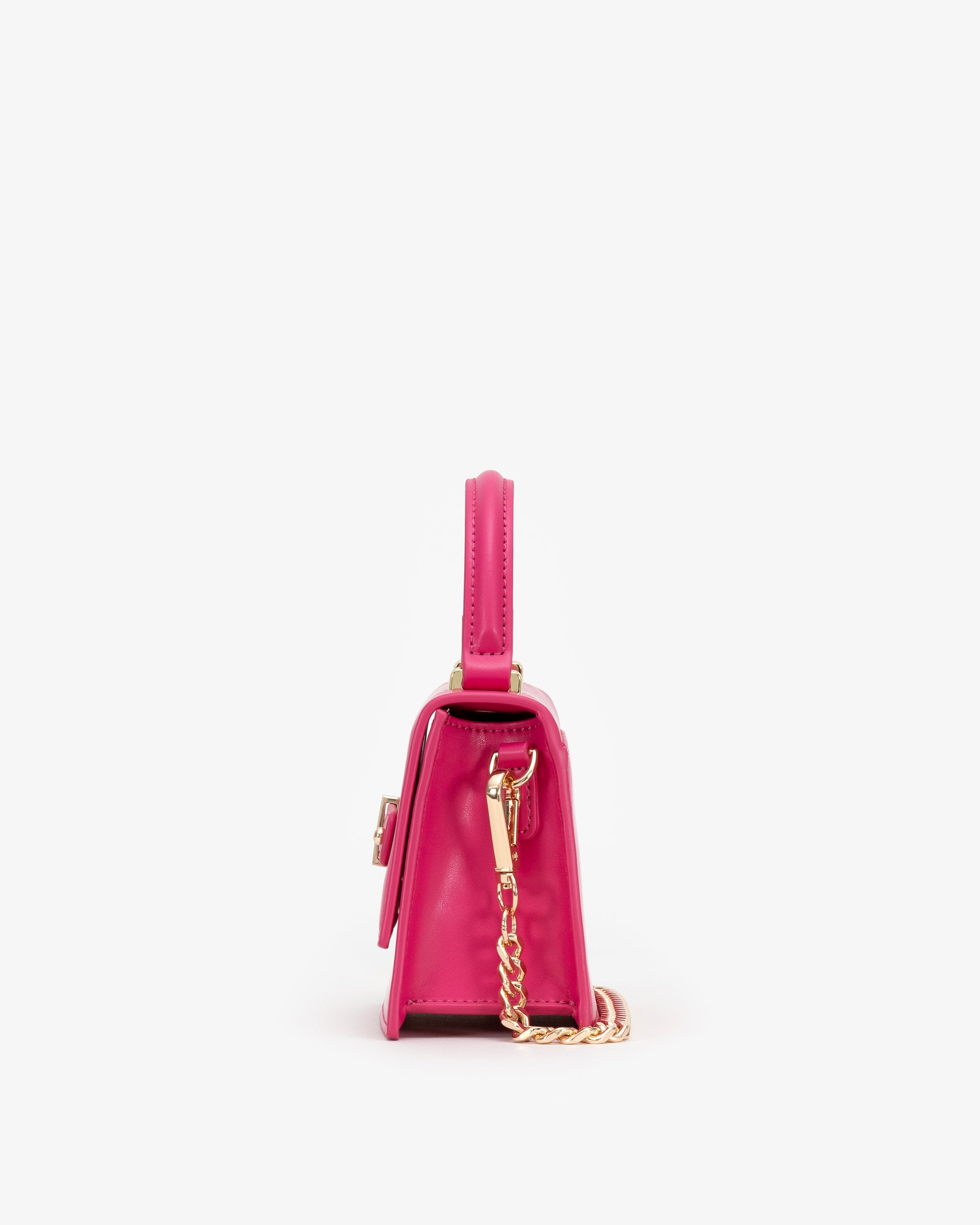 Mini Evening Bag in Hot Pink with Personalised Hardware – St. Oddity