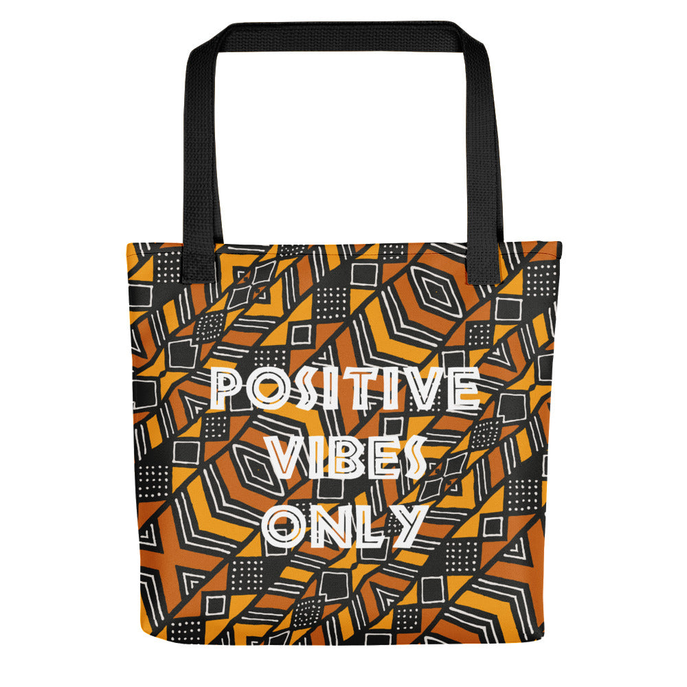 Download Tote bag "Positive Vibes Only - Madras" - Rootz-shop.com