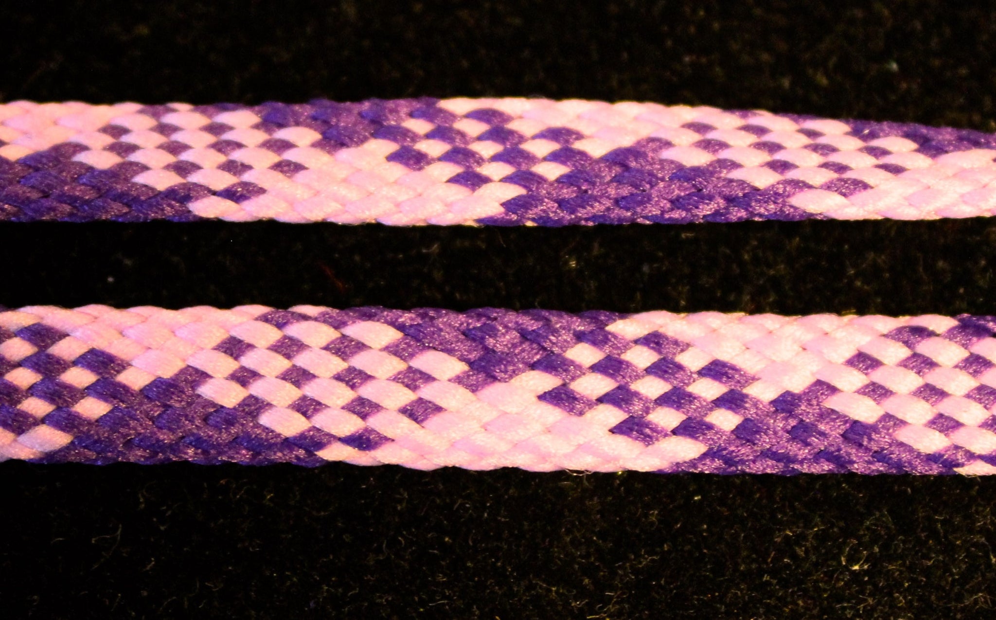 purple shoelaces