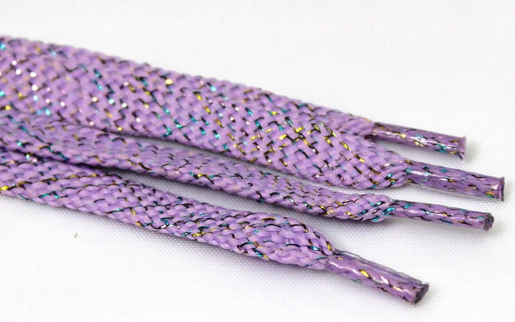 light purple shoelaces