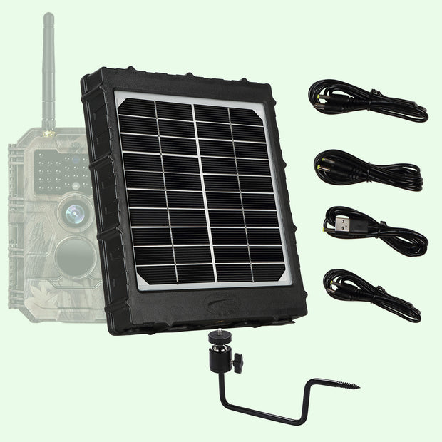 Paquete Cámara de Caza 4G LTE para Panel Solar 32MP 1296P 120° Detecci