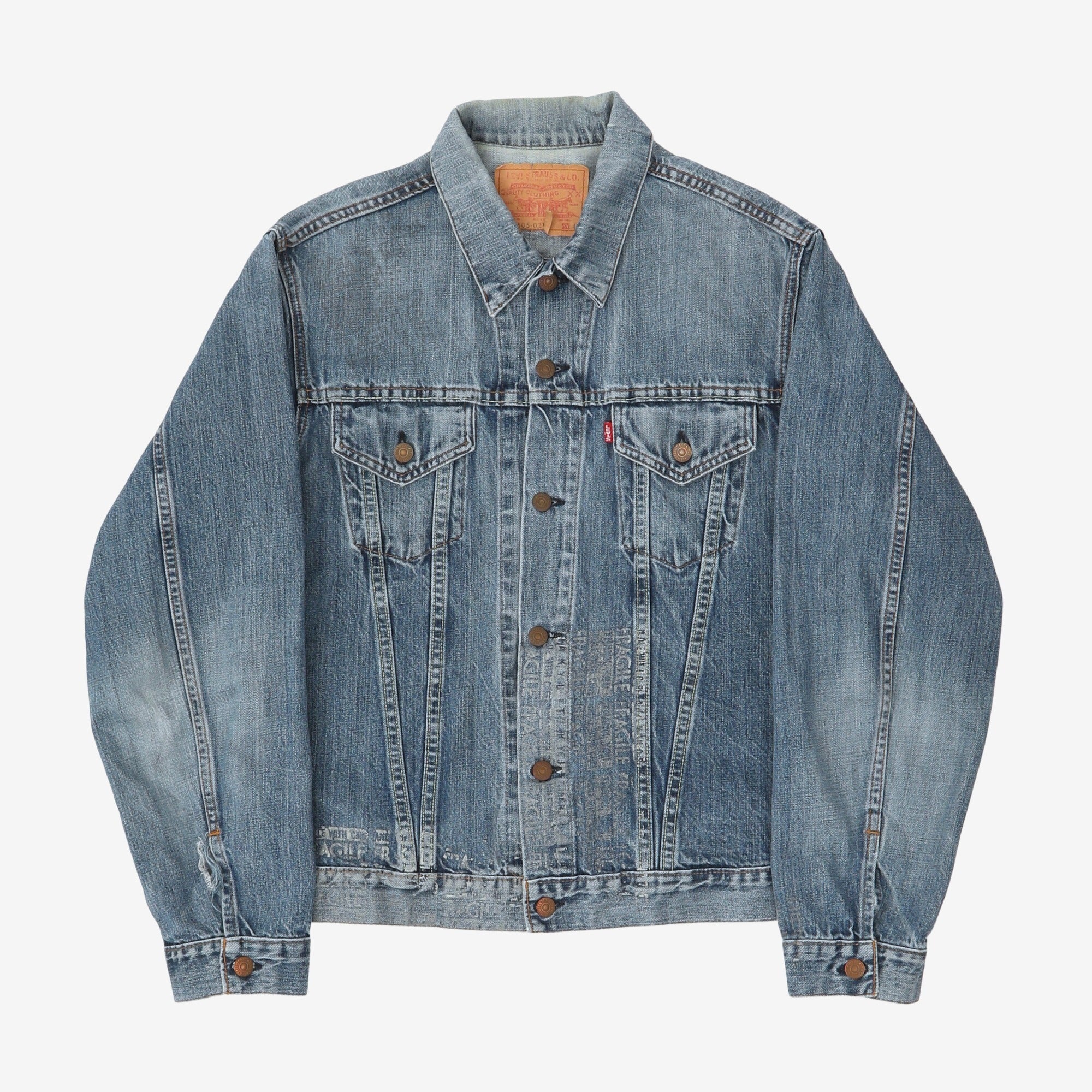 image of Andy Warhol Type 3 Big E Denim Jacket