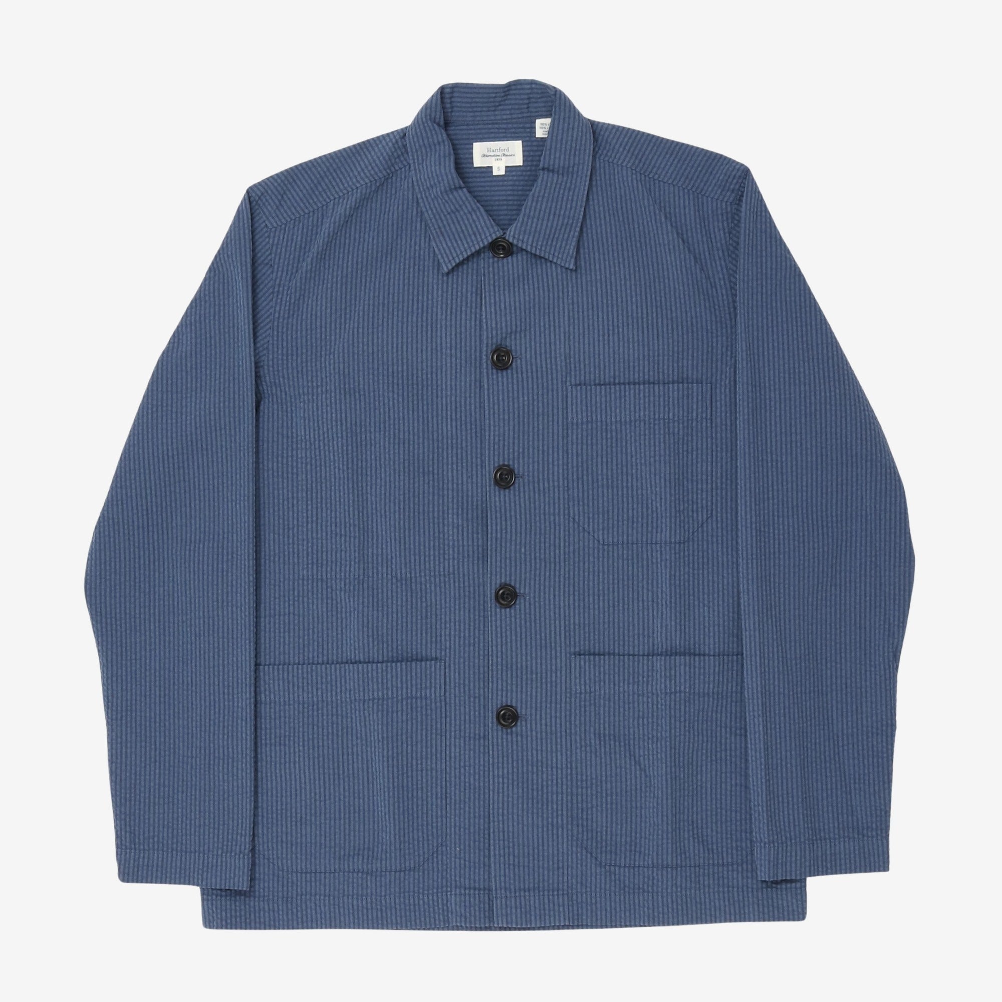 image of Seersucker Overshirt