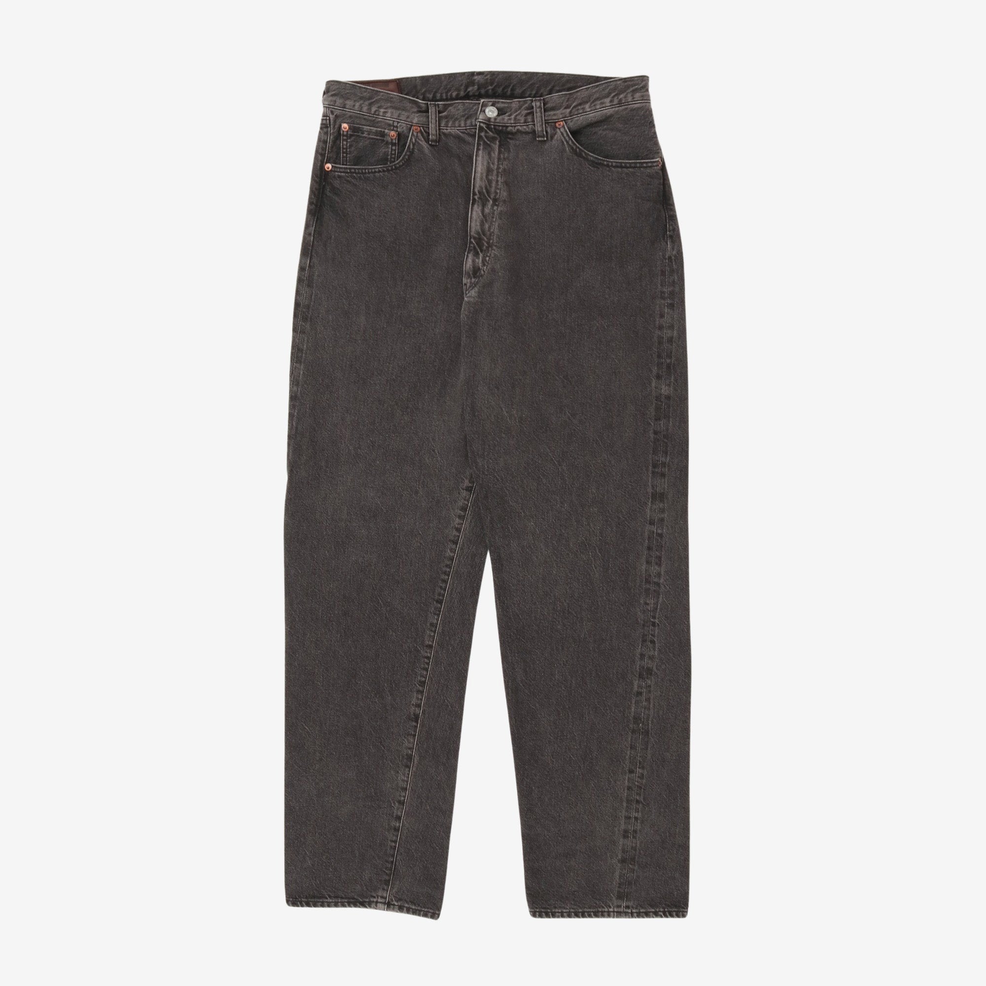 image of Five Pocket Zipper Front Denim