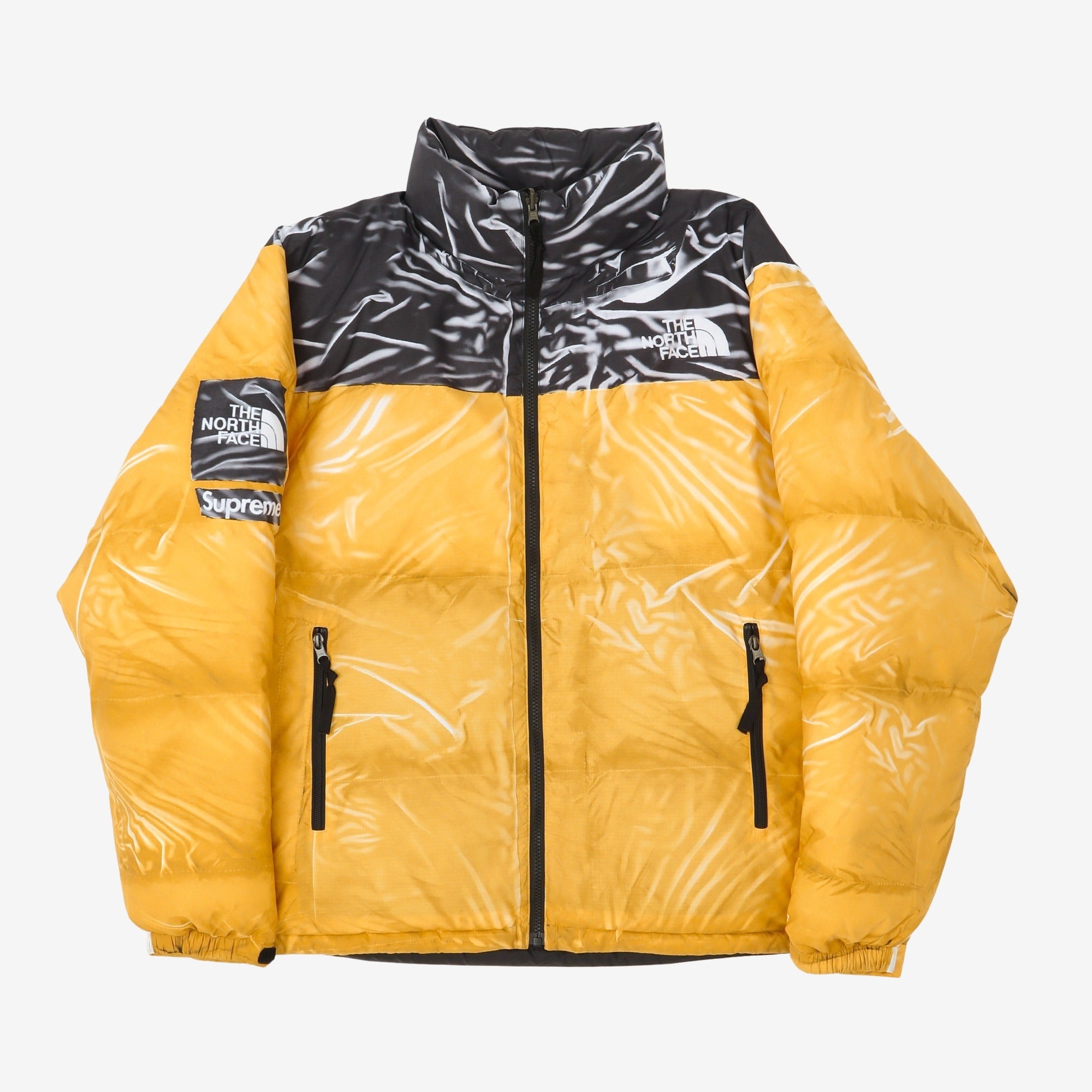 image of Supreme Printed Nuptse Trompe L'oeil Jacket