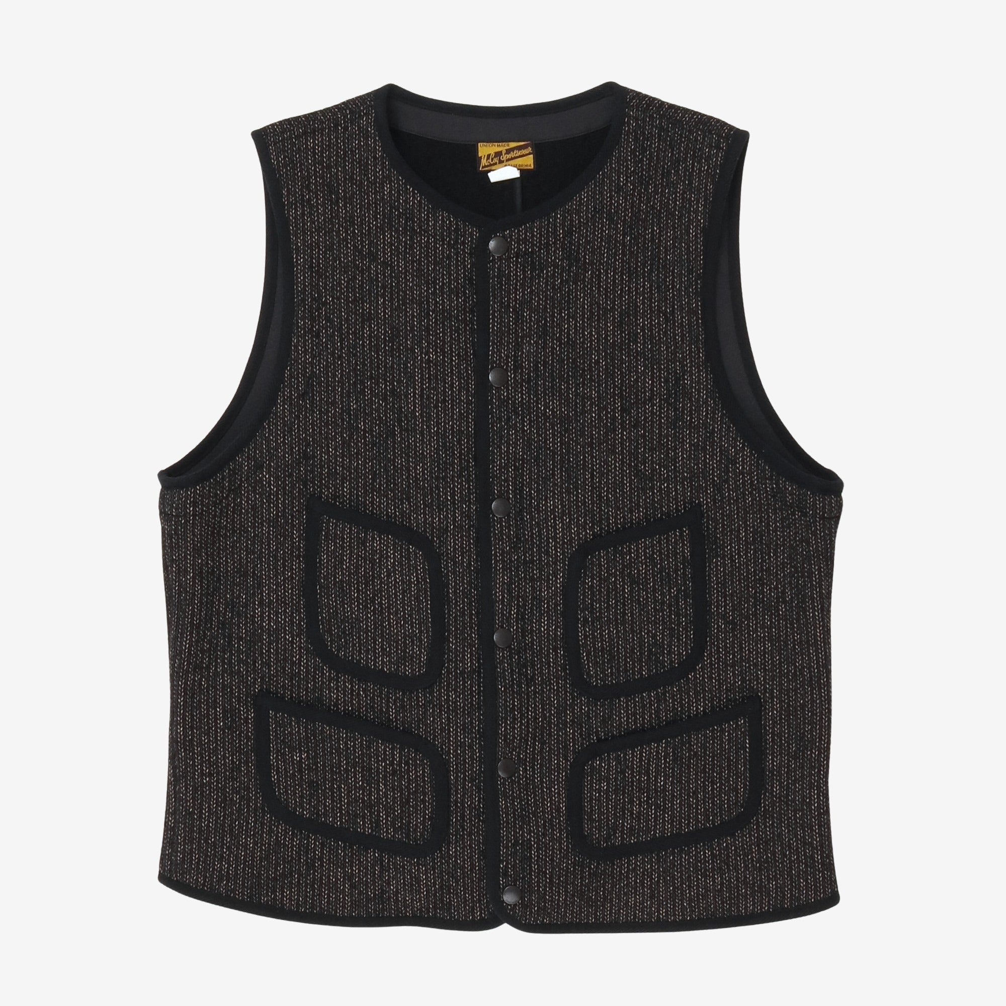 Image of Wool Raschel Vest