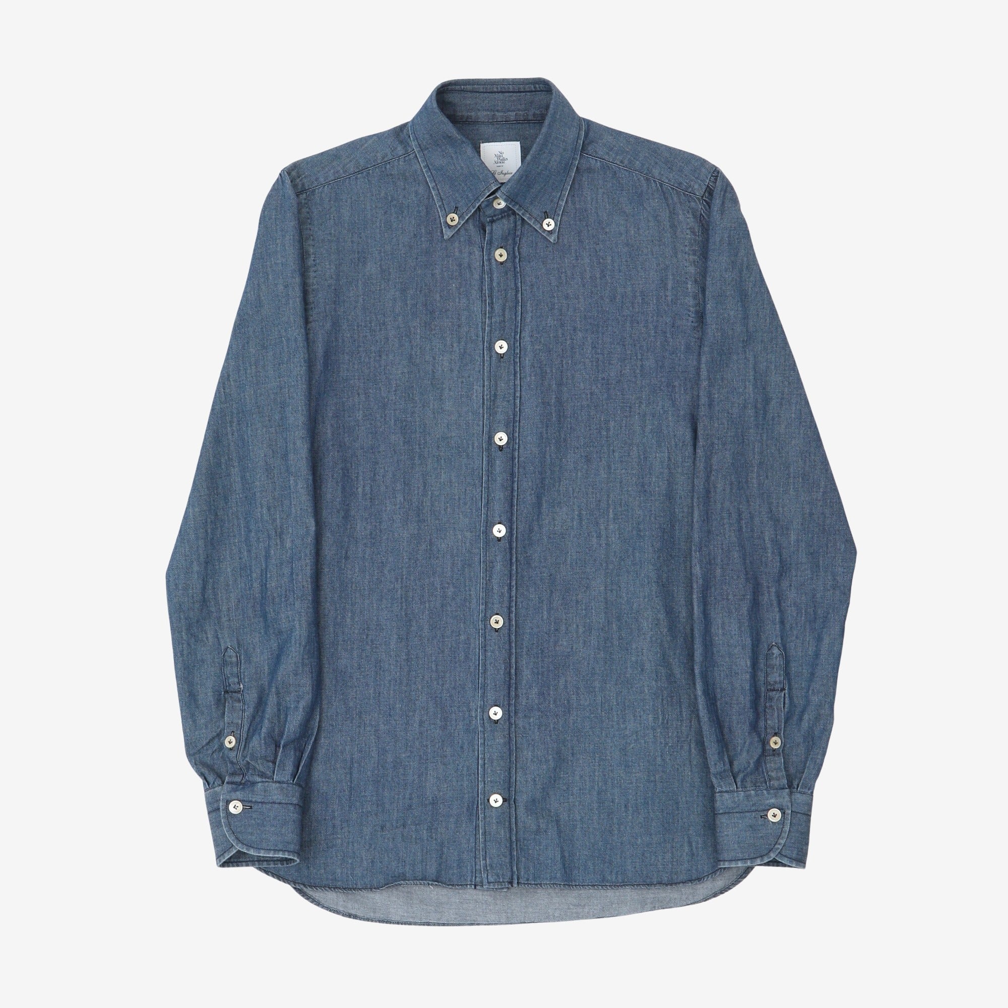 image of NMWA Washed Denim BD Shirt