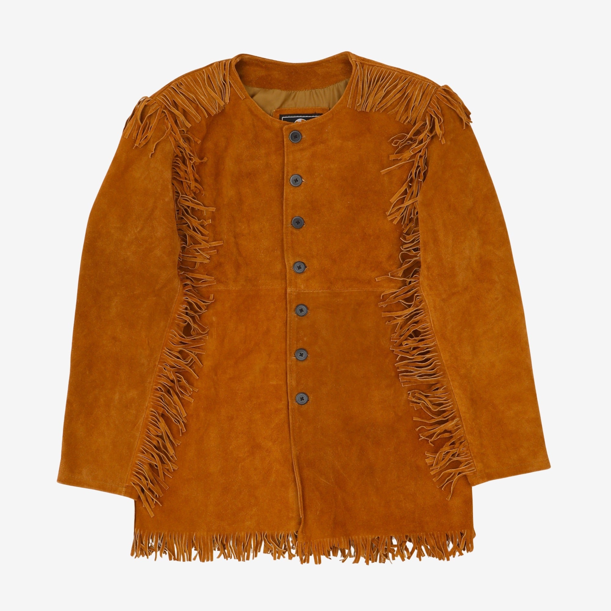 image of Suede Tassel Coat