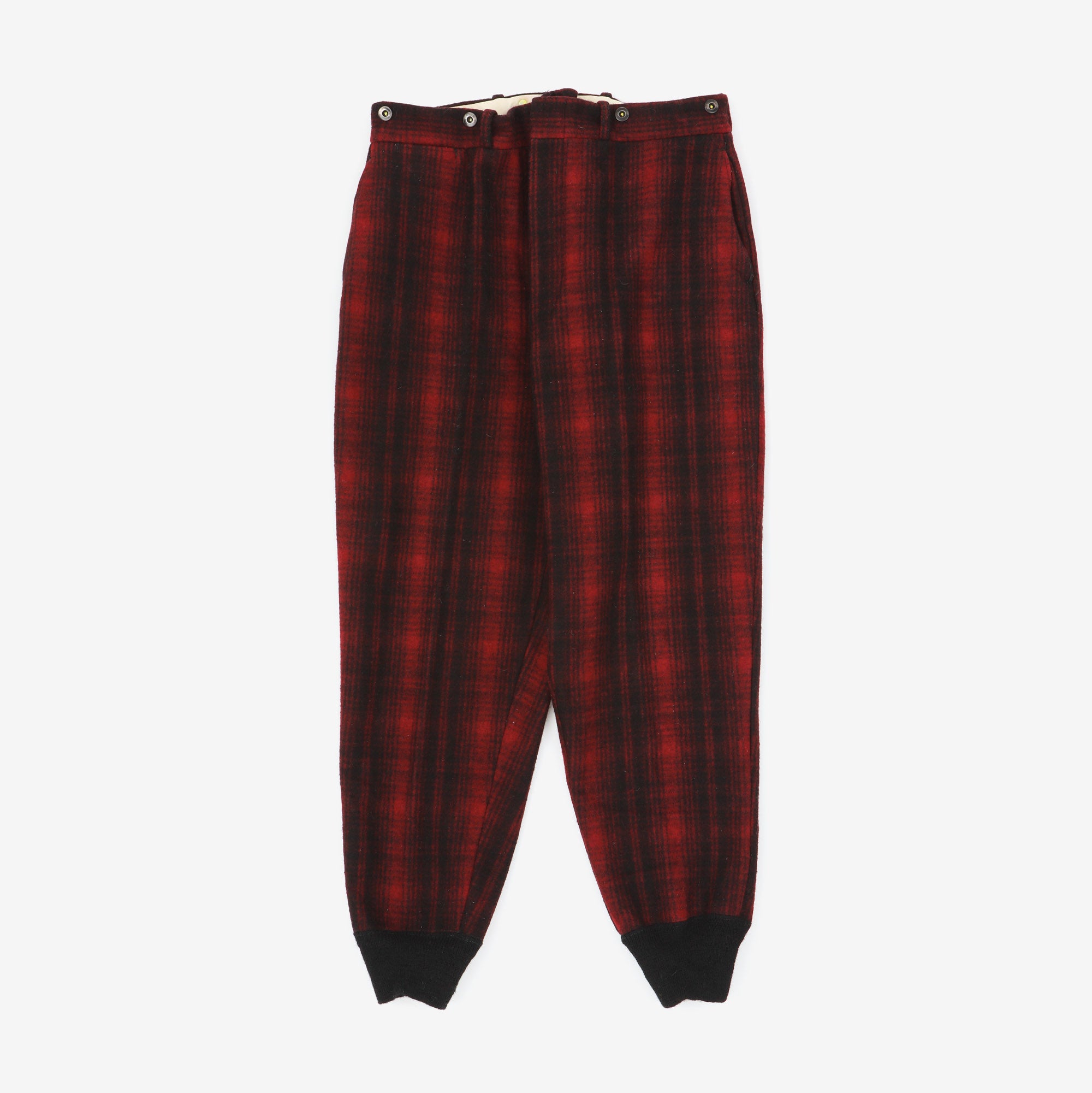 image of Check Wool Trousers (34 x 30.5)