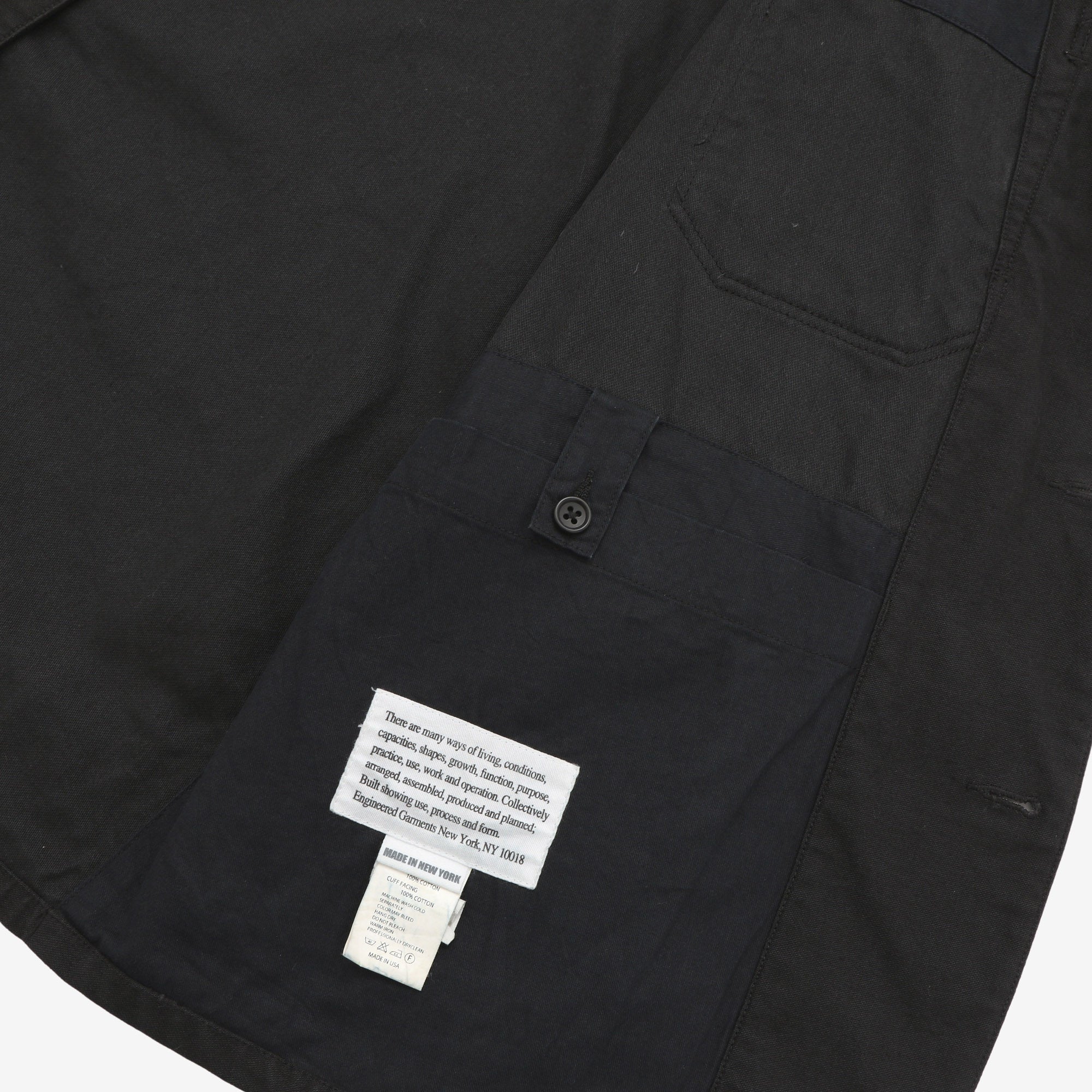 ENGINEERED GARMENTS DriverJacket HBTwill クリアランス買い safetec