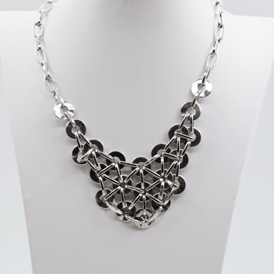 Buy Silver chainmail necklace | See More Jewellery from Sarah Tempest