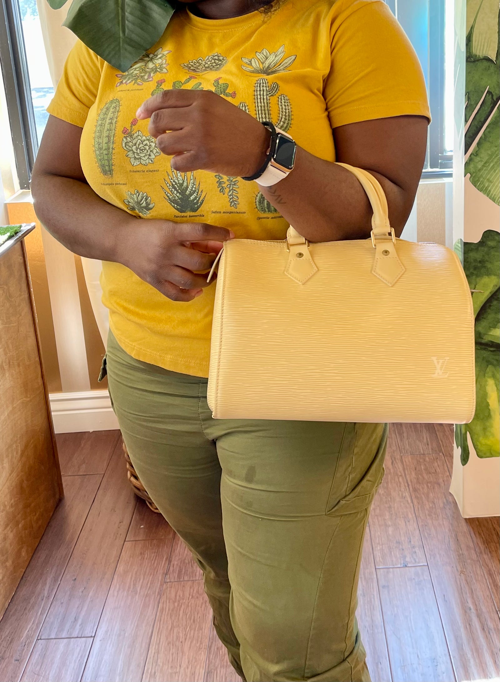 Louis Vuitton Yellow Handbags