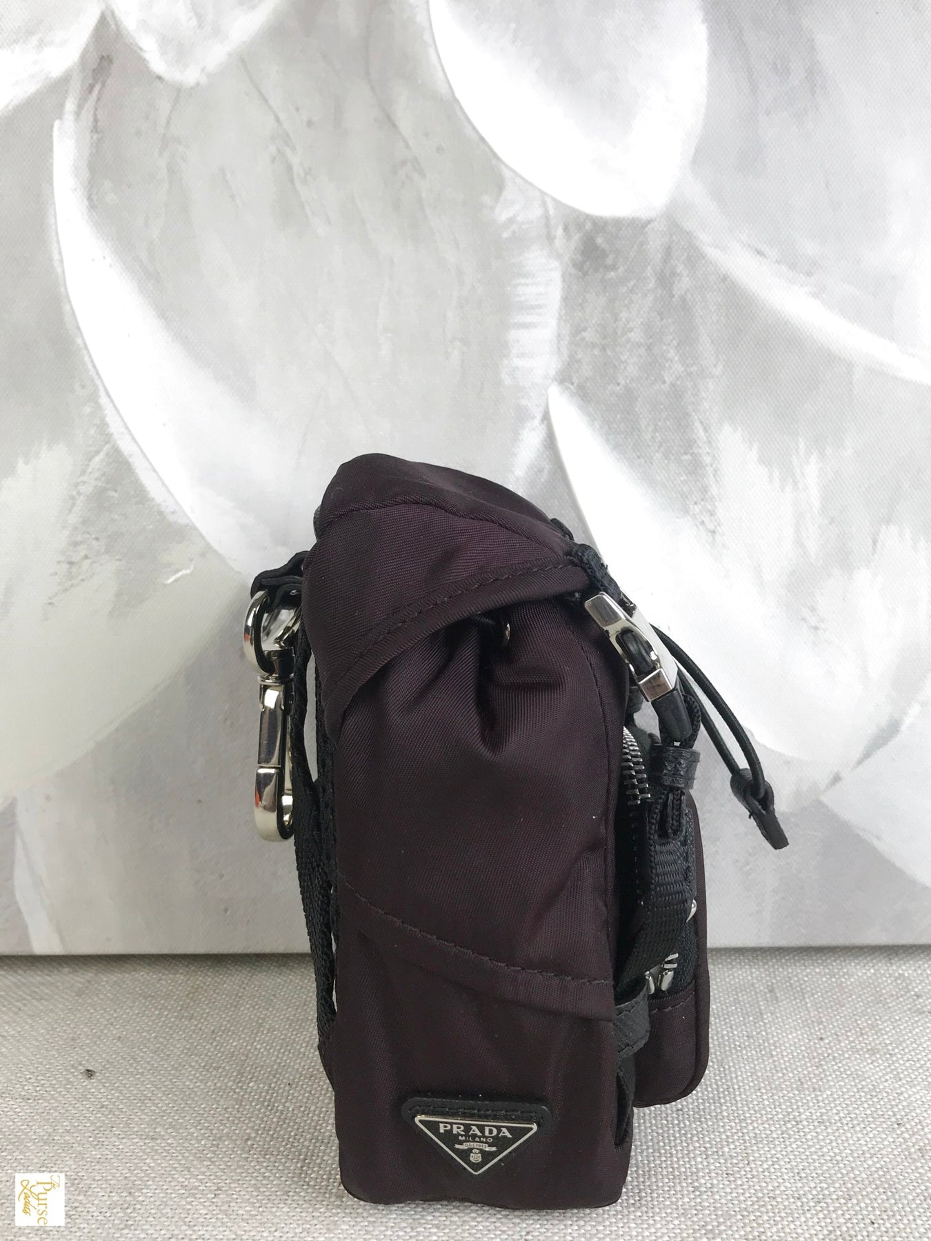 prada travel backpack