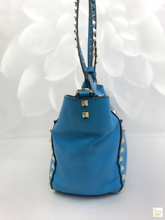 valentino blue tote