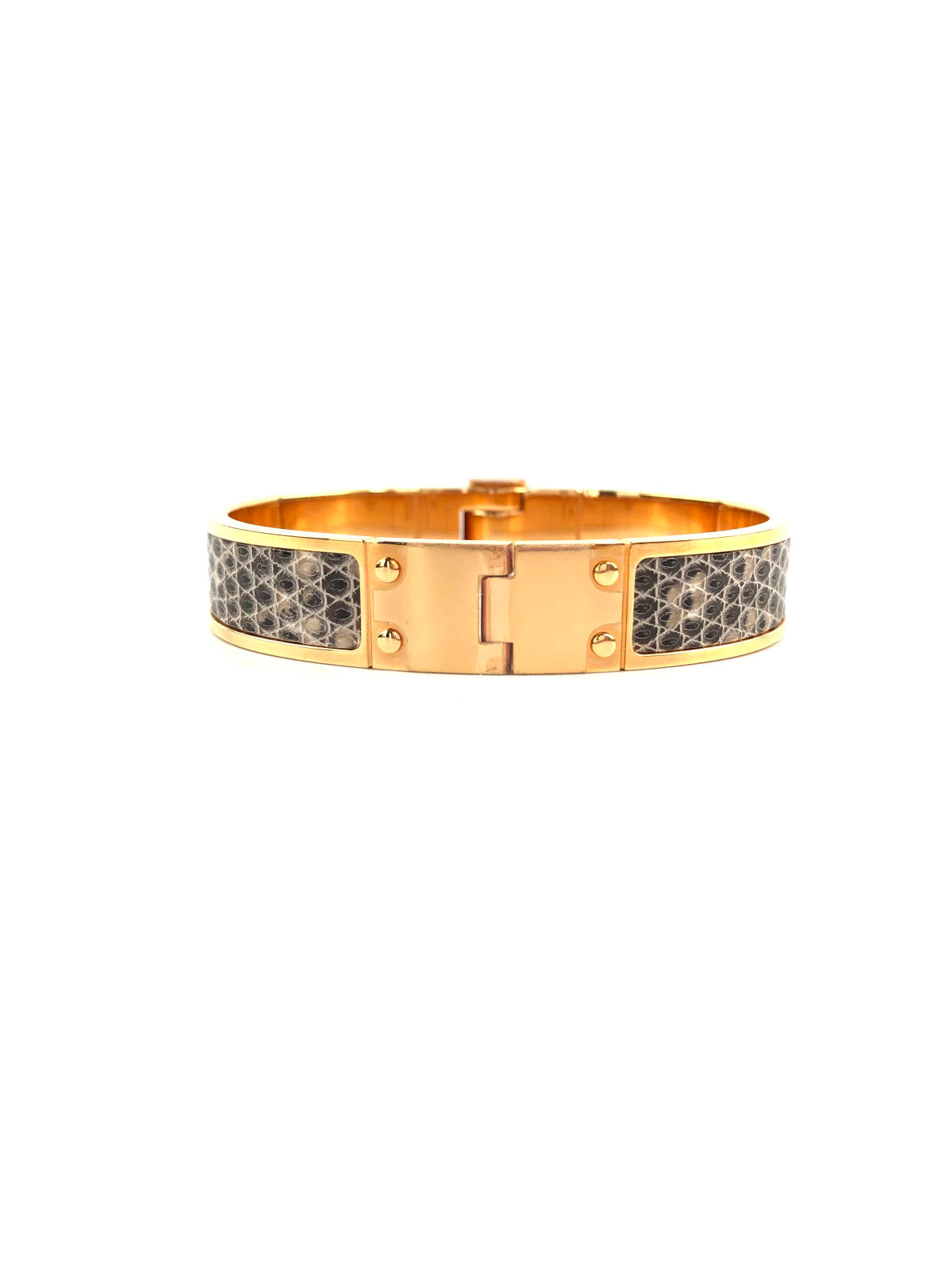 hermes snakeskin bracelet