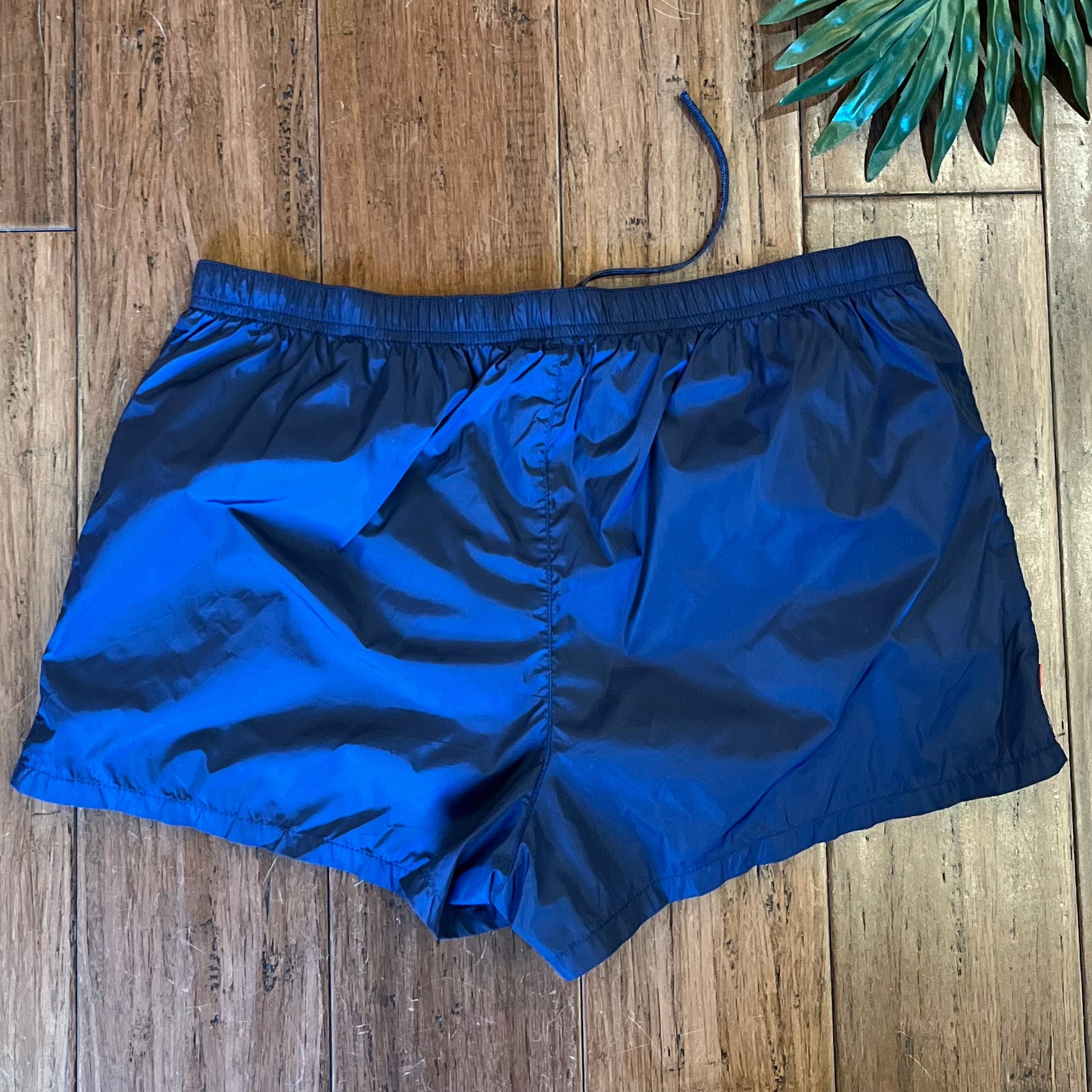 PRADA Blue Nylon Mens Shorts SZ 48(S) - The Purse Ladies