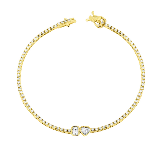 5A Cubic Zirconia CZ Tennis Bracelet 17CM 19CM Bezel Setting Simple Classic  Women Girl Chain Jewelry - AliExpress
