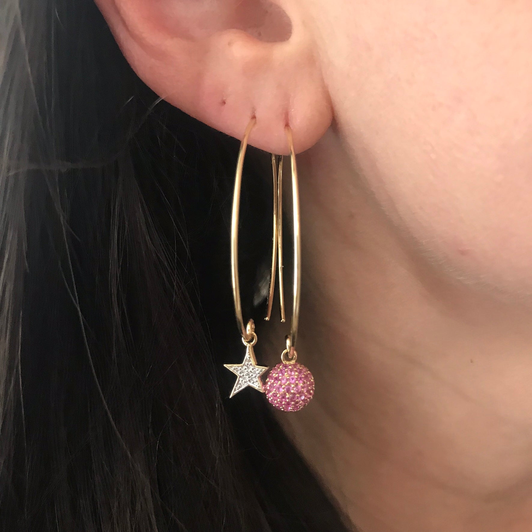 Dainty Bezel Set Pink Sapphire Chain Necklace – Milestones by Ashleigh  Bergman