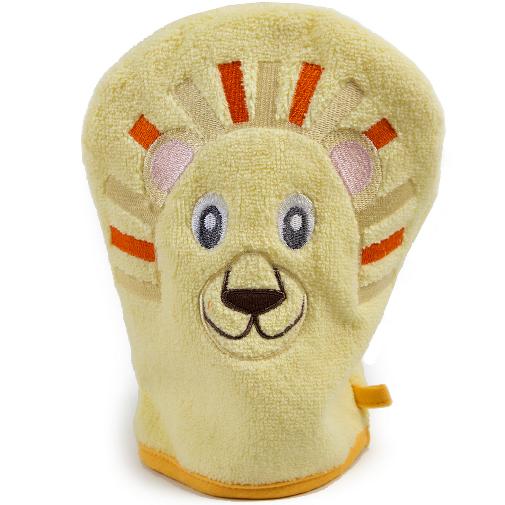 lion hooded baby towel