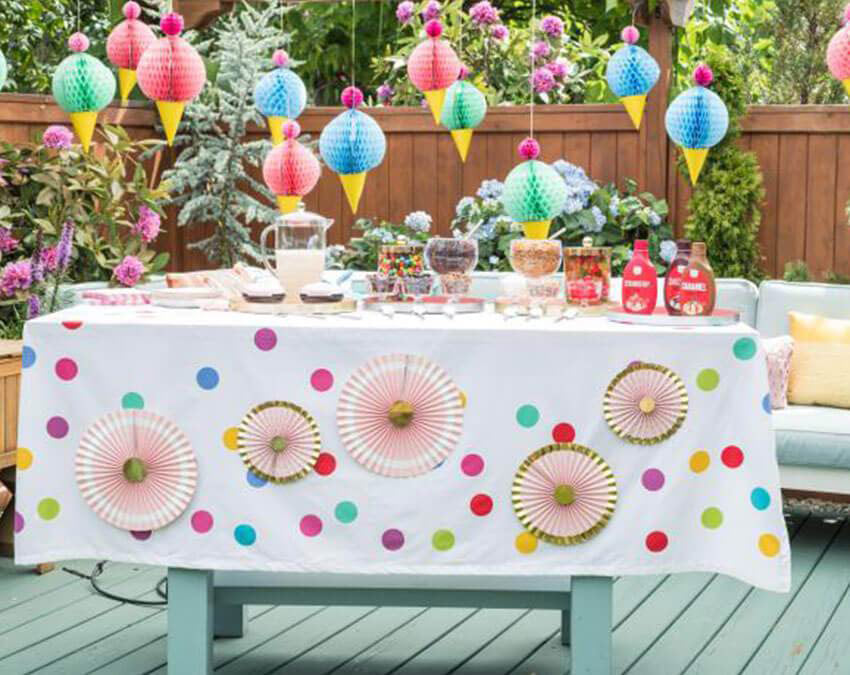 Ice Cream Party | Outdoor Party Ideas