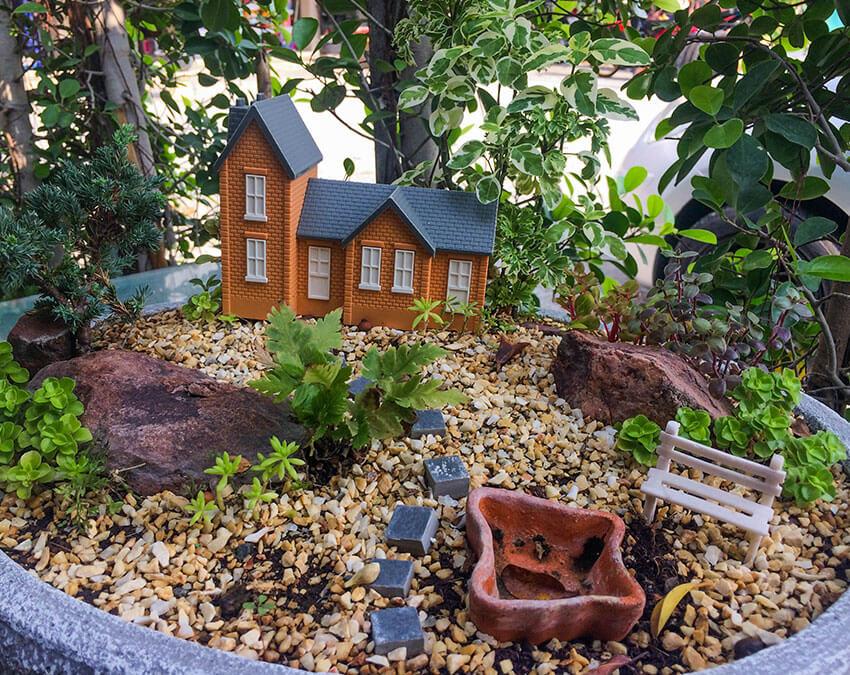 Miniature Garden | Artificial Grass weird Cuts