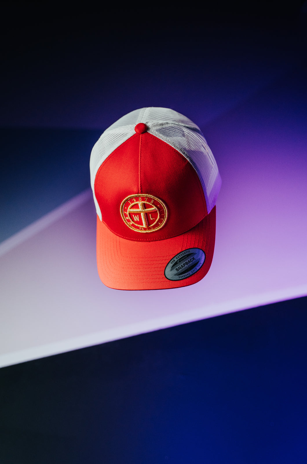 The Truth/Trucker Cap (Red - White -Gold)