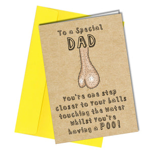 #1162 To A Special Dad | close-to-the-bone-greeting-cards