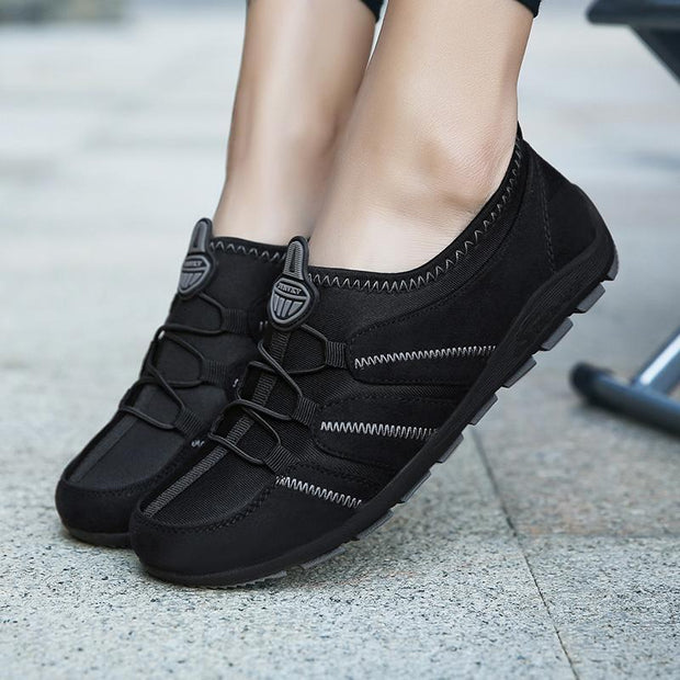 Flats Shoes Women Soft Lycra Micro Fiber Leather Flats Shoes Of