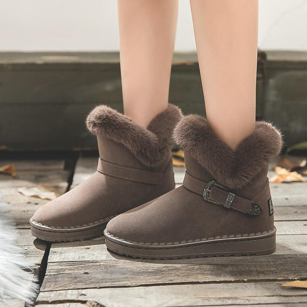 Velvet Cotton Boots Outdoor Snow Boots 