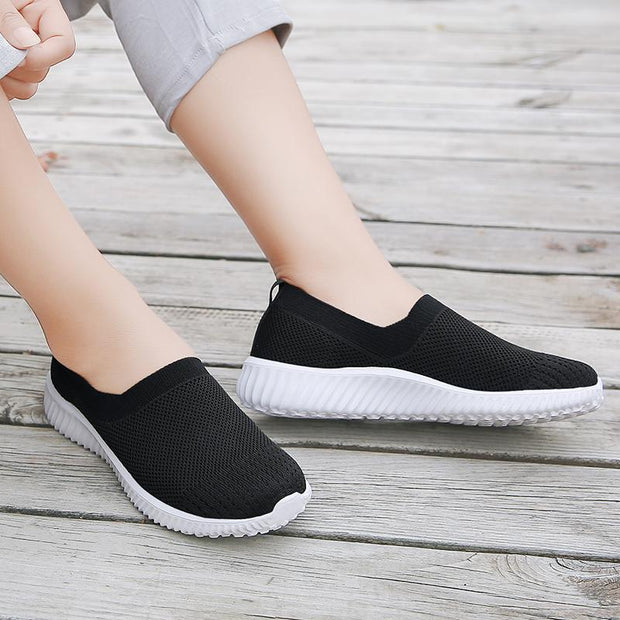 women's slip on mesh sneakers