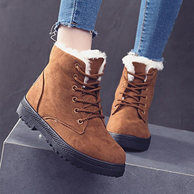 Warm Women Boots Cotton Casual Shoes 