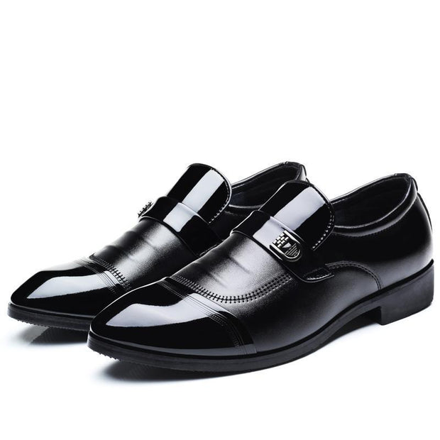 Men Shoes - Men's fashion casual glossy 