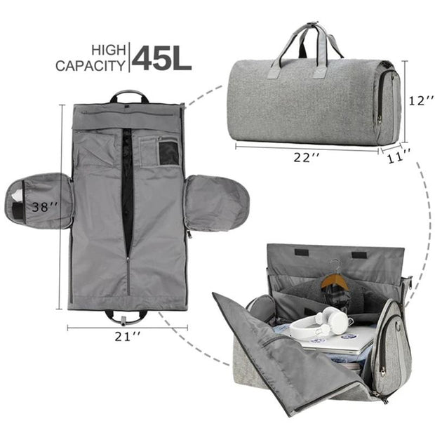 luggage for men's suits